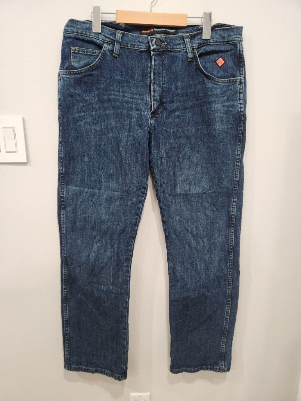 Wrangler FR 35x30 Bootcut Blue Jeans Flame Resistant Arc Rating of 21 ATPV